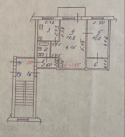 2-комн. квартира 44,6 м², Иркутск, фото 19